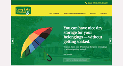 Desktop Screenshot of longlakestorage.com