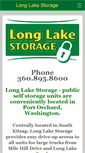 Mobile Screenshot of longlakestorage.com